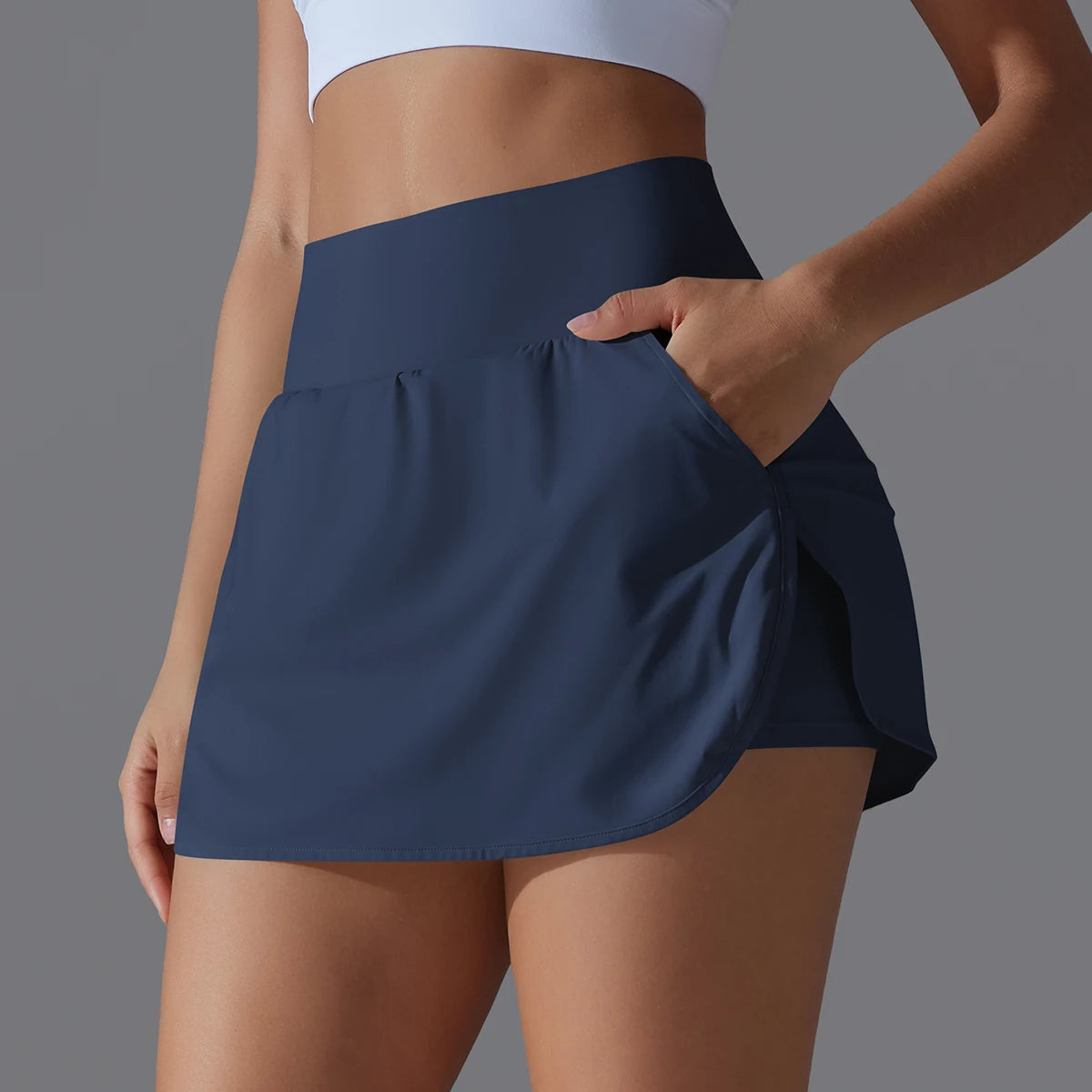 Women’s 2-in-1 Running Shorts | Double-Layer Quick-Dry Workout Shorts with Pocket | Gym, Fitness & Jogging | FREE SHIPPING