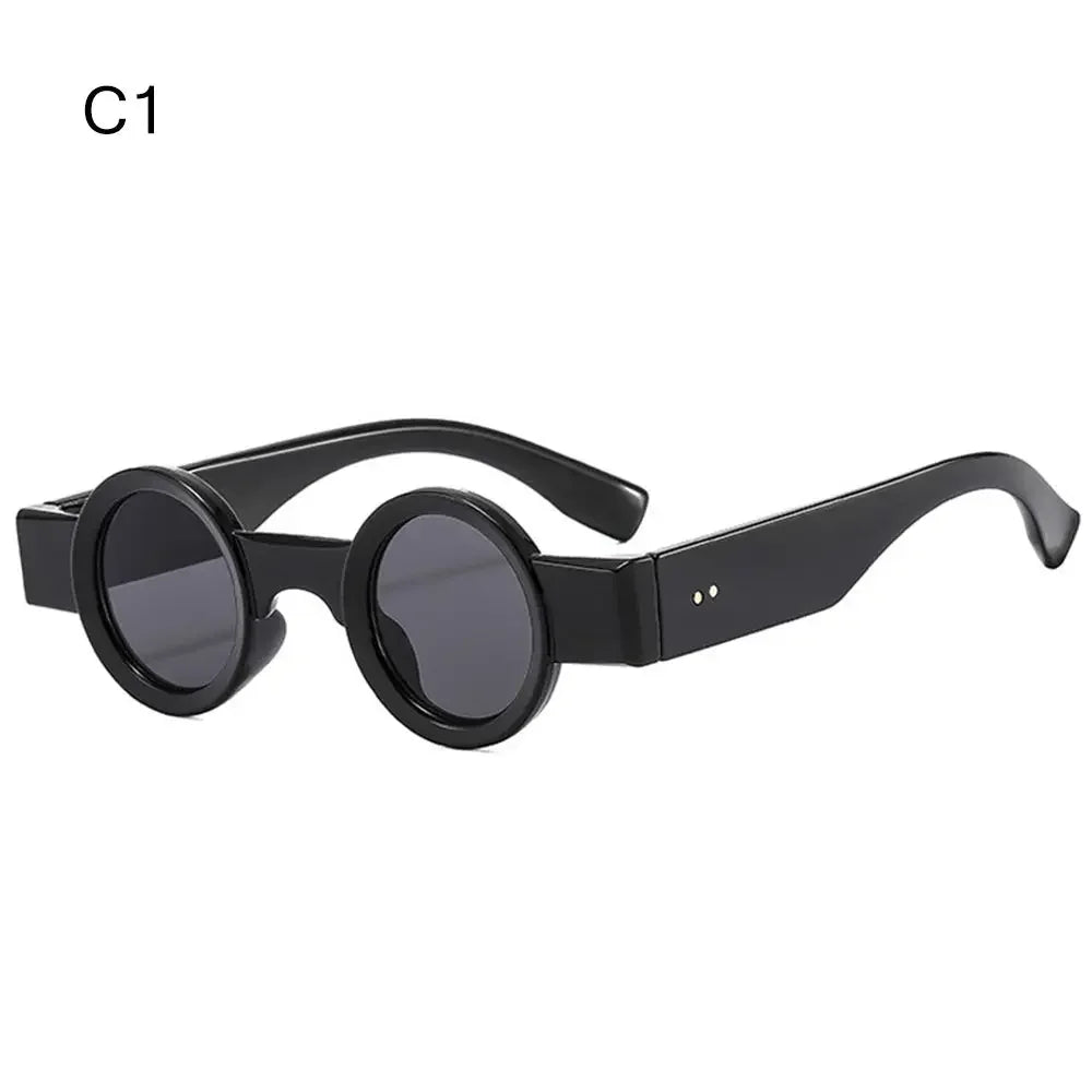 INS Small Round Sunglasses | Retro Punk UV400 Clear Ocean Lens | Unisex Fashion Shades | FREE SHIPPING 🕶️✨