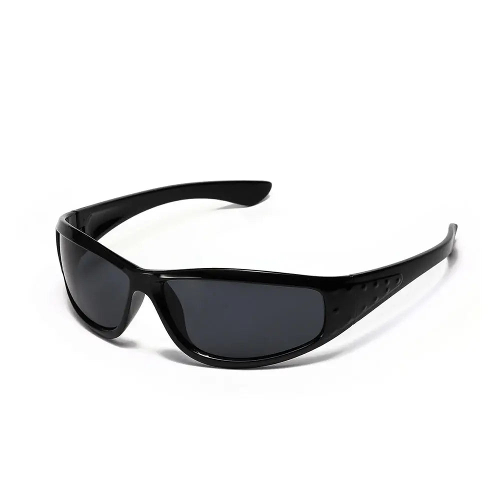 Silver Futuristic Sunglasses | Hollow-Out Cyberpunk Eyewear | Trendy Unisex Fashion Shades | Women & Men | FREE SHIPPING
