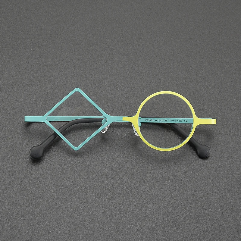 Ultralight Pure Titanium Round Eyeglasses | Multicolor Retro Optical Frames | Unisex Prescription Glasses | FREE SHIPPING 👓✨