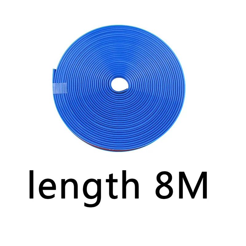 Universal Car Rim Protector Strip | 8M Wheel Edge Guard | Scratch & Curb Rash Protection | Tire Trim Styling | FREE SHIPPING