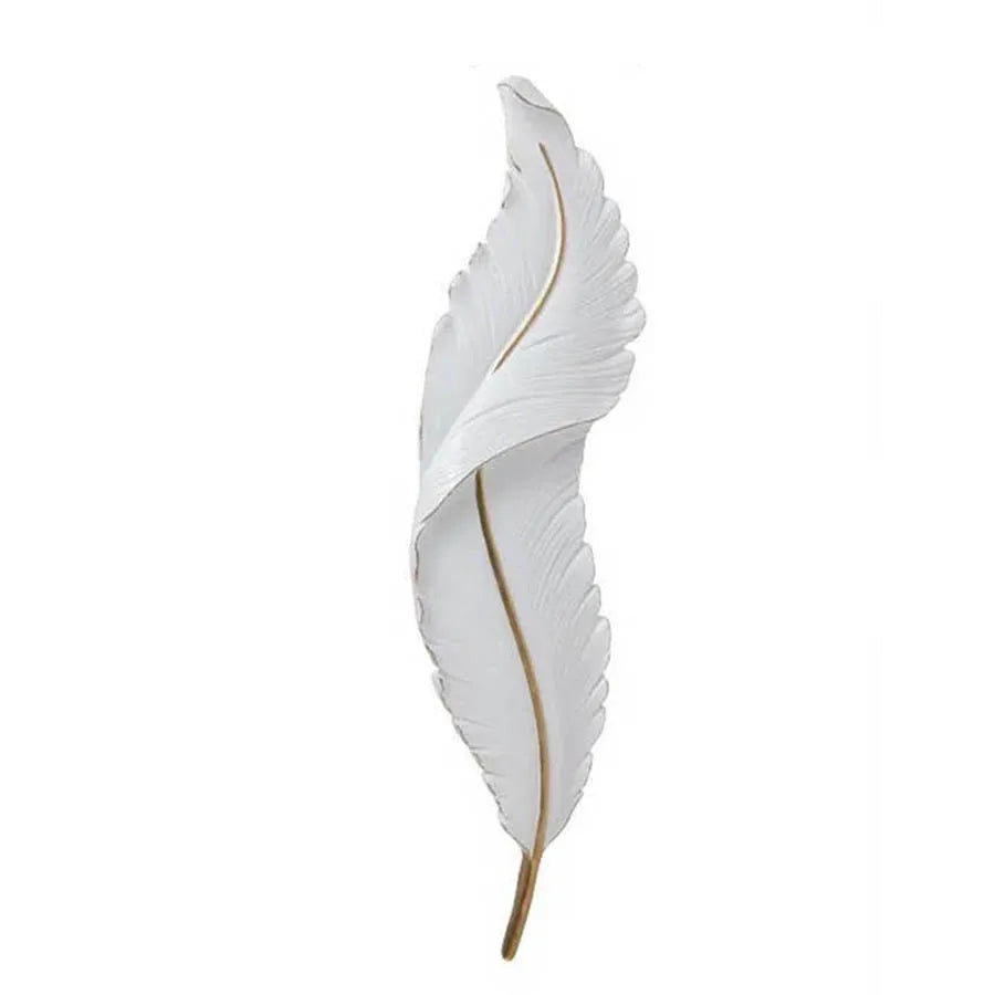 Nordic Feather LED Wall Lamp Modern Wall Sconce for Bedroom Living Room Hallway Free Shipping