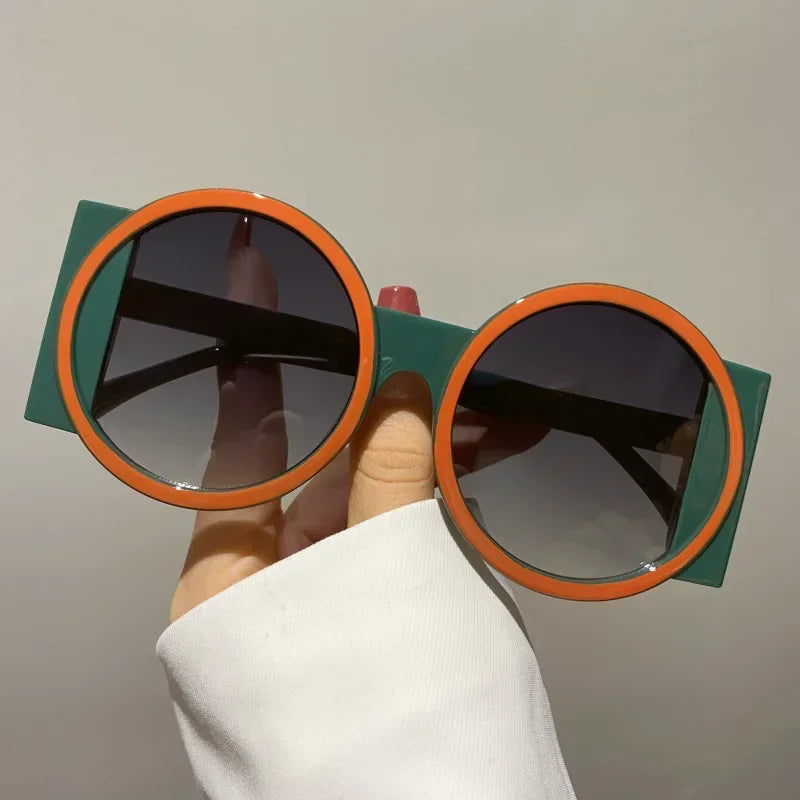 Round Double Color Sunglasses for Women & Men | Retro UV400 Fashion Eyewear | Outdoor Beach Travel | FREE SHIPPING 🕶️
