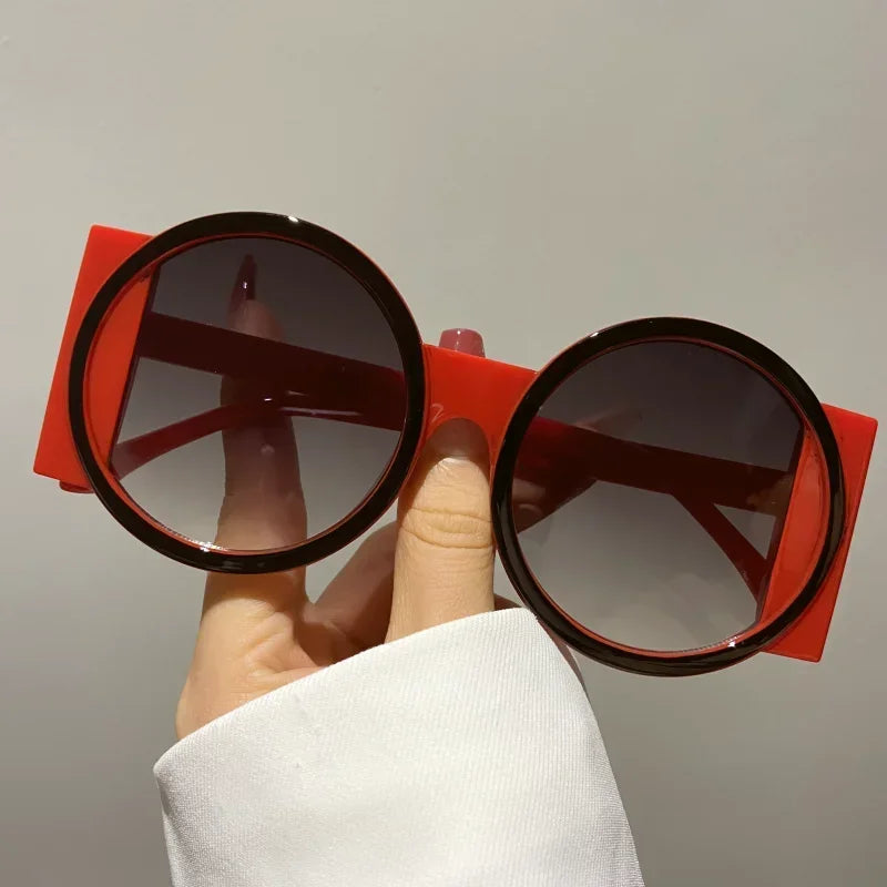Round Double Color Sunglasses for Women & Men | Retro UV400 Fashion Eyewear | Outdoor Beach Travel | FREE SHIPPING 🕶️