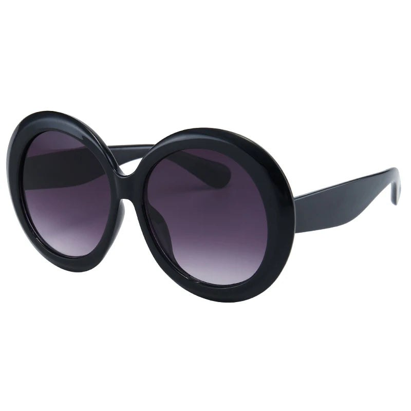 Retro Oversized Round Sunglasses for Women | Big Fashion Frame | Vintage Beach & Vacation Eyewear | FREE SHIPPING 🕶️☀️