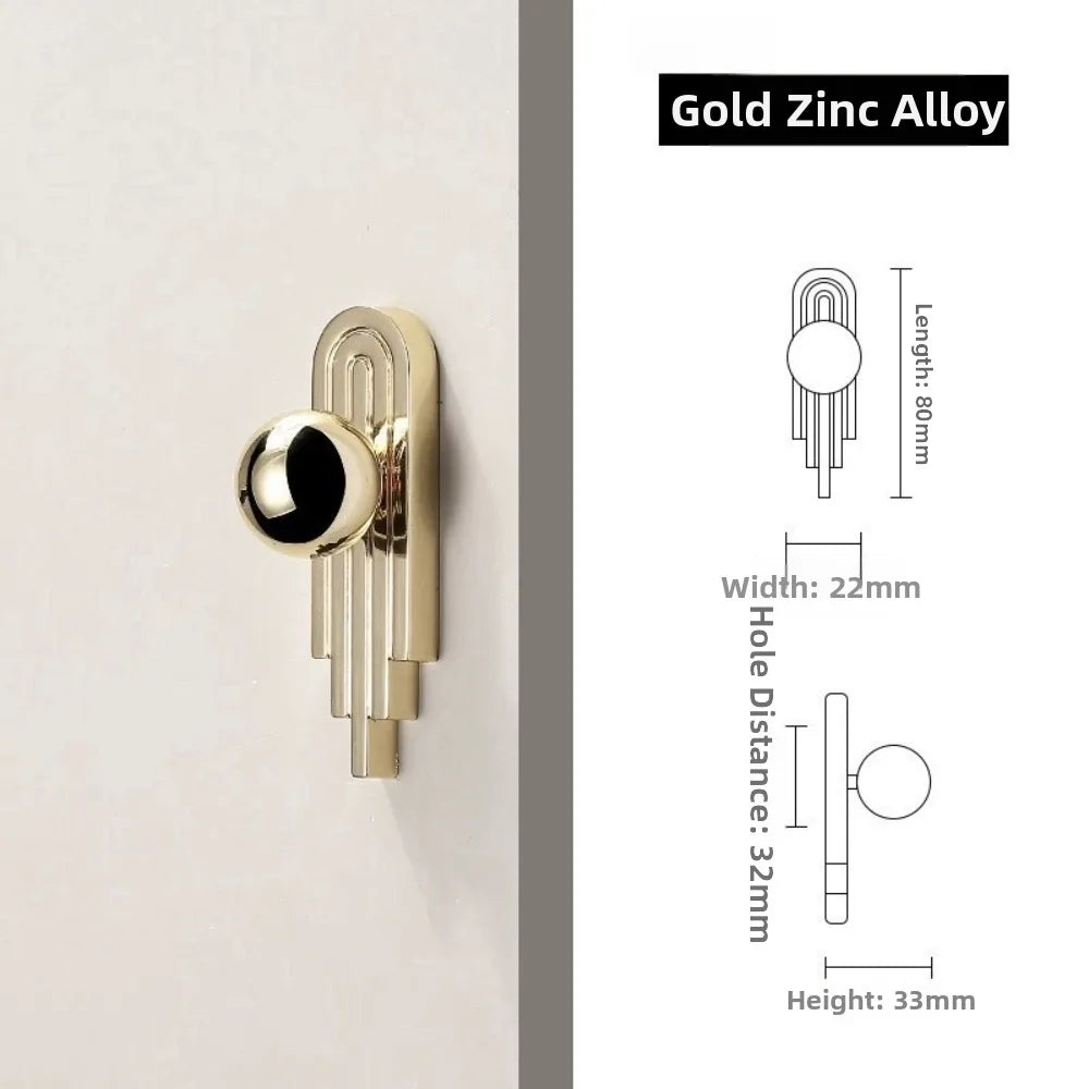 Luxury Gold Cabinet Handle | Modern Minimalist French Style Drawer Pull | Wardrobe & Furniture Handle | FREE SHIPPING ✨🏡