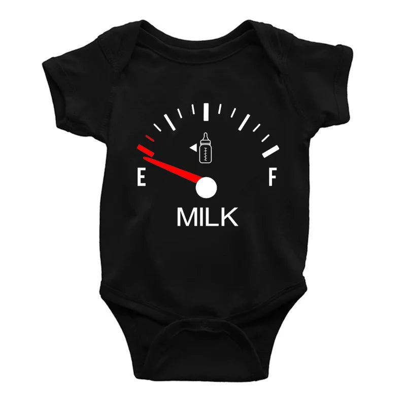 Milk Print Baby Onesie | Newborn Infant Romper 0-24 Months | Cute Unisex Jumpsuit | FREE SHIPPING 🍼👶