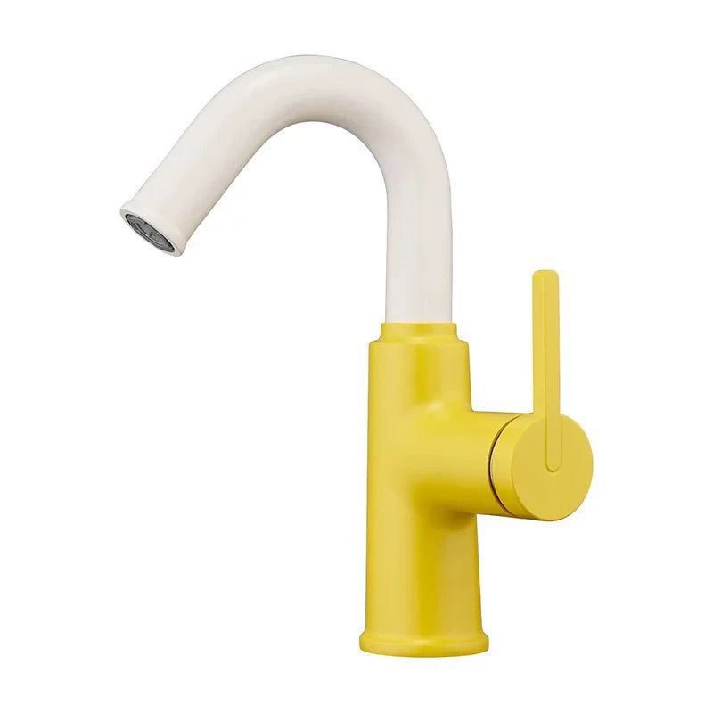 VGX Colorful Bathroom Faucets Brass Basin Mixer Sink Faucet Gourmet Pink Basin Faucet Washbasin Tapware Hot Cold Water Tap