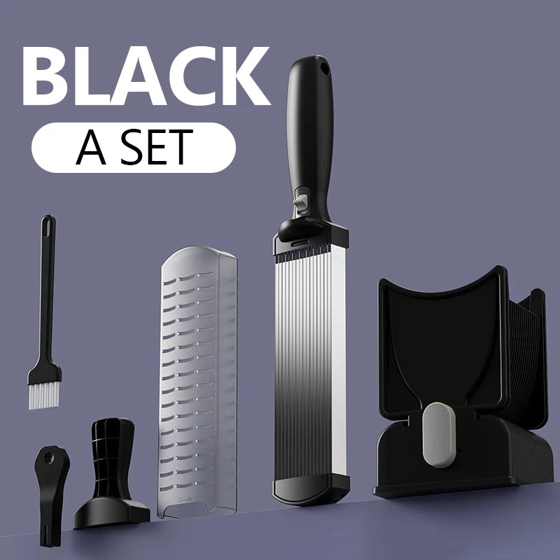 Meat Slicer Thickness Adjustable 2 or 4 mm Stainless Steel Manual Meat Cutter Cleaver Kitchen Knife Jerky Slicer Suit