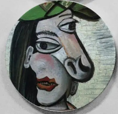 Picasso Inspired Abstract Ceramic Decorative Plate Wall Art Hanging Display Serving Tray