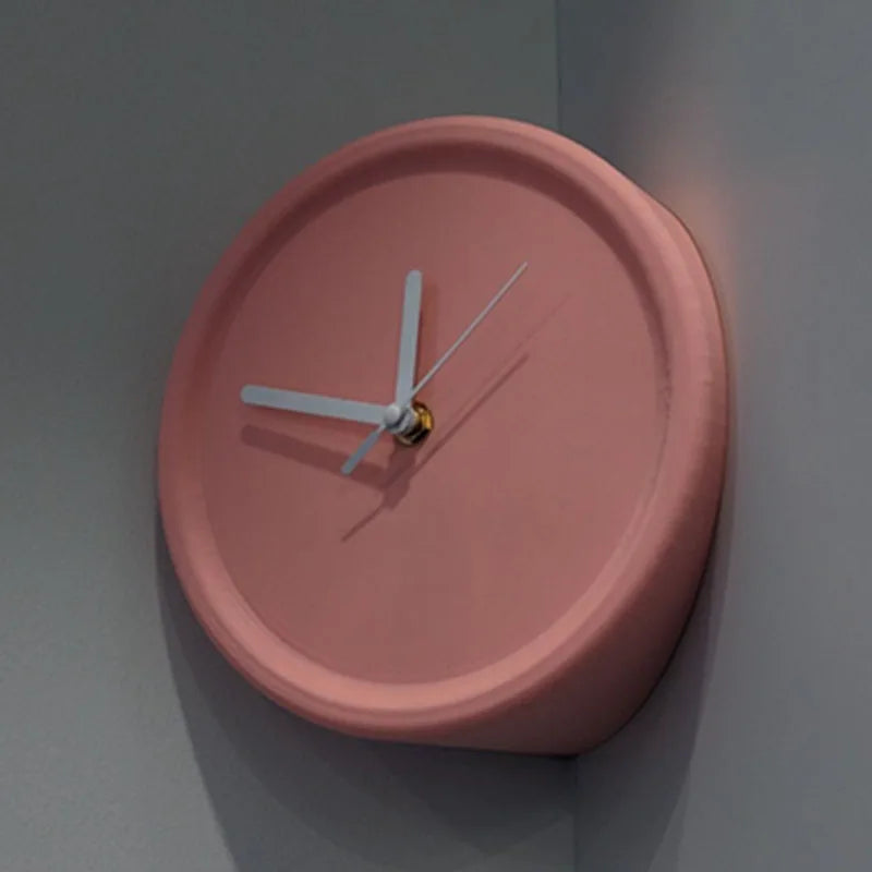 Creative Concave Angle Convex Angle Wall Clocks Mechanism Silent Wall Clock Minimalist Small Living Room Decorative Ornaments