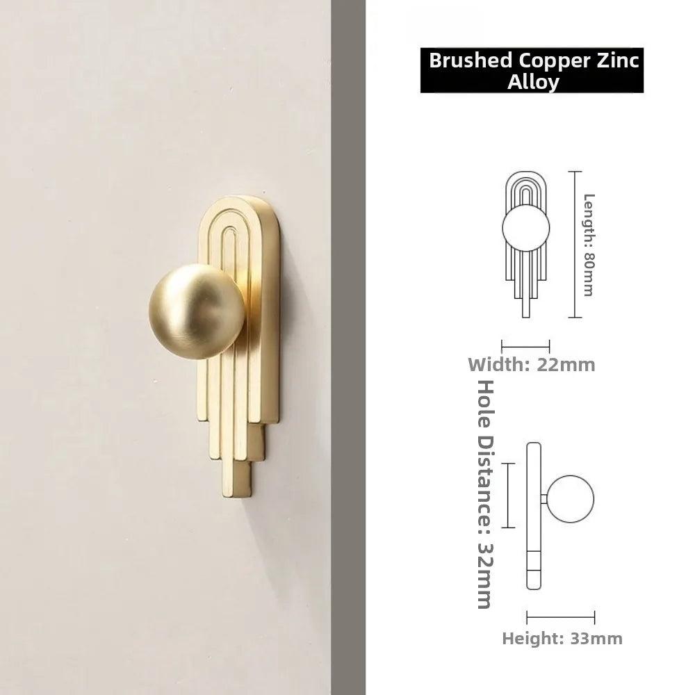 Luxury Gold Cabinet Handle | Modern Minimalist French Style Drawer Pull | Wardrobe & Furniture Handle | FREE SHIPPING ✨🏡