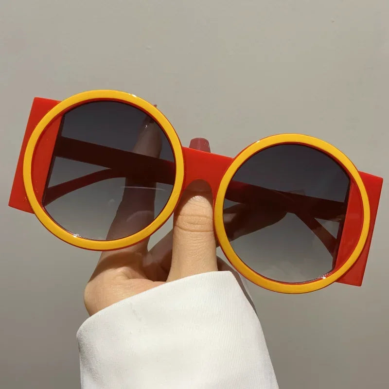 Round Double Color Sunglasses for Women & Men | Retro UV400 Fashion Eyewear | Outdoor Beach Travel | FREE SHIPPING 🕶️