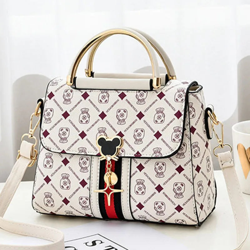 Women's Monogram Shoulder Bag | Luxury-Style Leather Tote Handbag | Printed Single-Shoulder Purse | FREE SHIPPING 👜✨