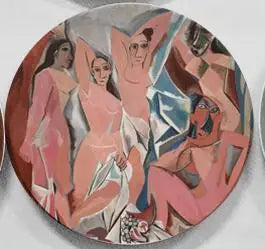 Picasso Inspired Abstract Ceramic Decorative Plate Wall Art Hanging Display Serving Tray