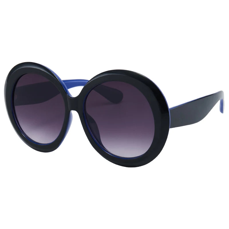 Retro Oversized Round Sunglasses for Women | Big Fashion Frame | Vintage Beach & Vacation Eyewear | FREE SHIPPING 🕶️☀️