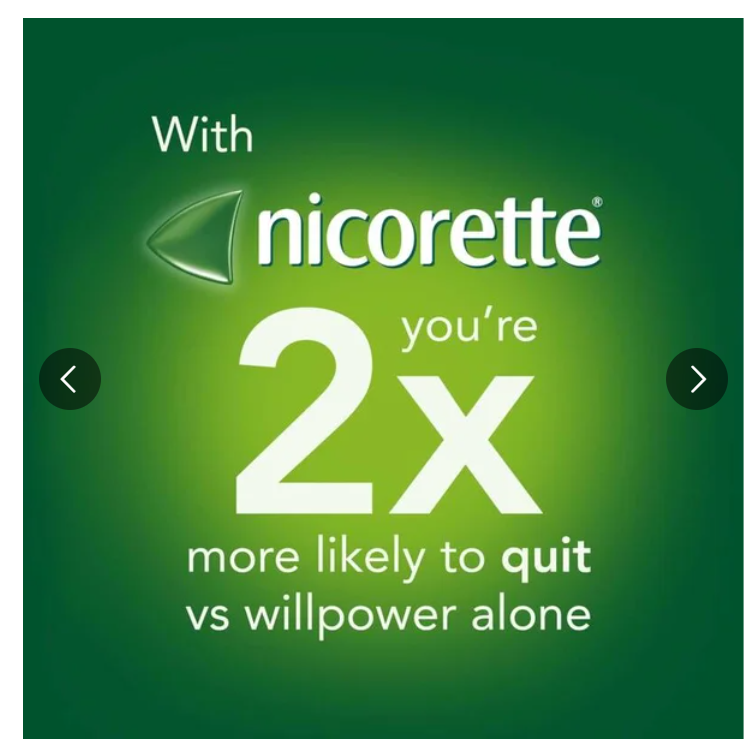 2x Nicorette Nicotine Inhaler, 4mg 42 Cartridges, Quit Smoking Aid