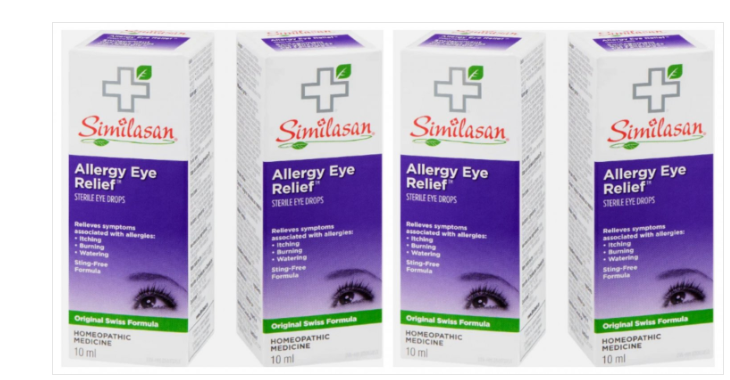 Similasan Allergy Eye Relief 10 ml x4 Canada- Homeopathic drops