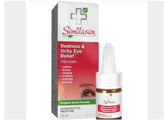 Similasan Redness & Itchy Eye Relief Sterile Eye Drops 10ml LONG EXPIRY