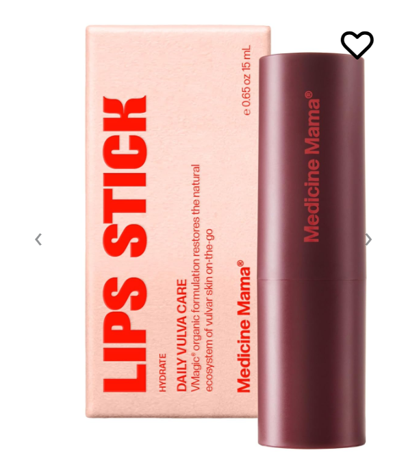 MAMA Lips Stick – Travel Size Organic Vulva Balm – Relieves Feminine Dryness, Itching, Burning, Redness, Irritation – Hormone Free – 15 ml