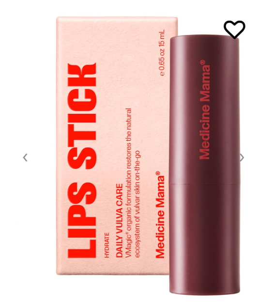 MAMA Lips Stick – Travel Size Organic Vulva Balm – Relieves Feminine Dryness, Itching, Burning, Redness, Irritation – Hormone Free – 15 ml