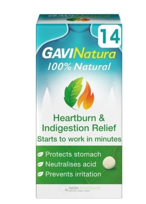 Gaviscon-GaviNatura Natural Heartburn and Indigestion Relief 14 Pack- Natural product From UK