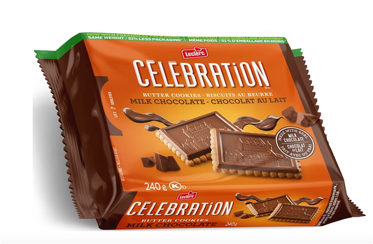Celebration Milk Chocolate Top Butter Cookies, 240g - FREE SHIPPING