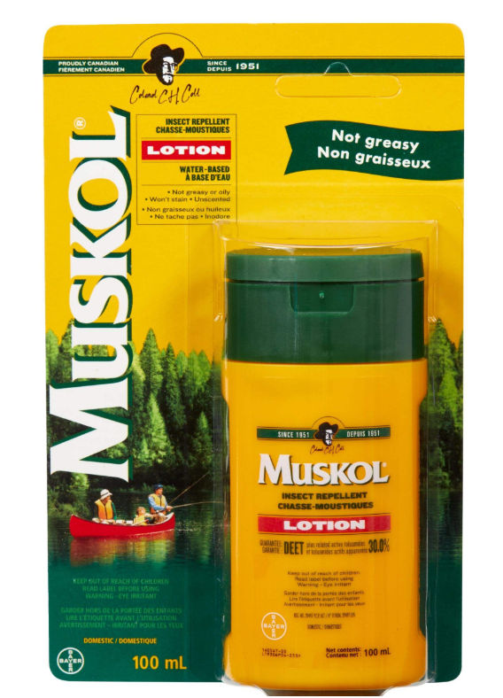 Muskol 8-Hour 30% DEET Mosquito/Insect Repellent Lotion, 100-mL3x 100ml From Canada