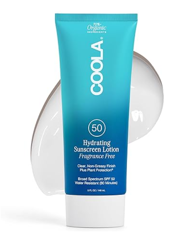 COOLA Organic Sunscreen SPF 50 Sunblock Body Lotion, Dermatologist Tested Skin Care for Daily