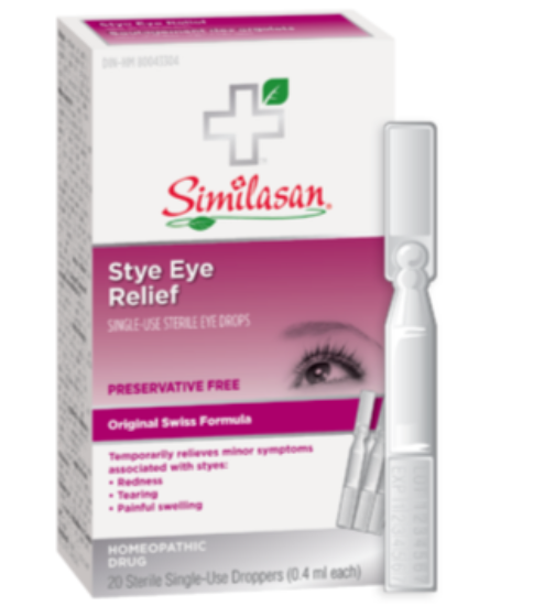 Similasan Eyes Stye Relief Drops 10ml – Gentle Soothing Eye Care for Irritated Eyes – Free Shipping