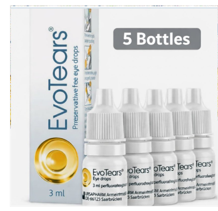 Evotears Eye Drops 3ml- from Germany ,1 to 5 btls