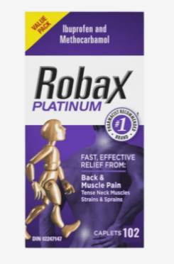 Robax Platinum 102 Tablets | Back Pain Relief & Muscle Relaxant | Free Shipping