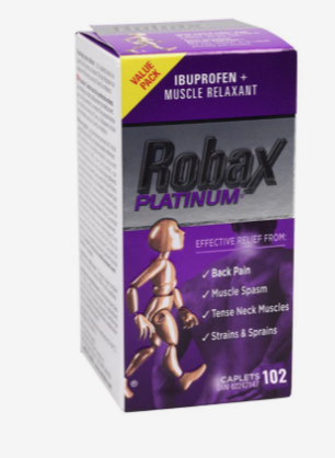 Robax Platinum 102 Tablets | Back Pain Relief & Muscle Relaxant | Free Shipping