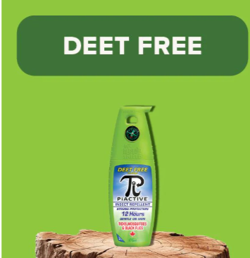 Mosquito Shield PIACTIVE™ 12-Hour DEET-Free Mosquito & Insect Repellent Spray 175mL