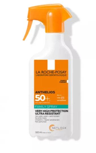 La Roche-Posay Anthelios Family Spray SPF50+ 300ml – High Protection Sunscreen for Face & Body -From Germany EU