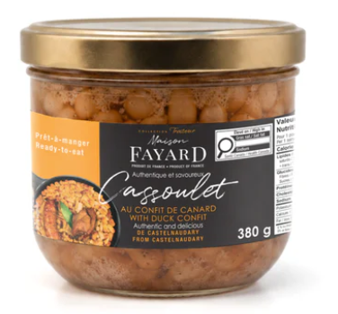 Gourmet Maison Fayard Cassoulet with Duck Confit 380g French Gourmet Meal Free Shipping
