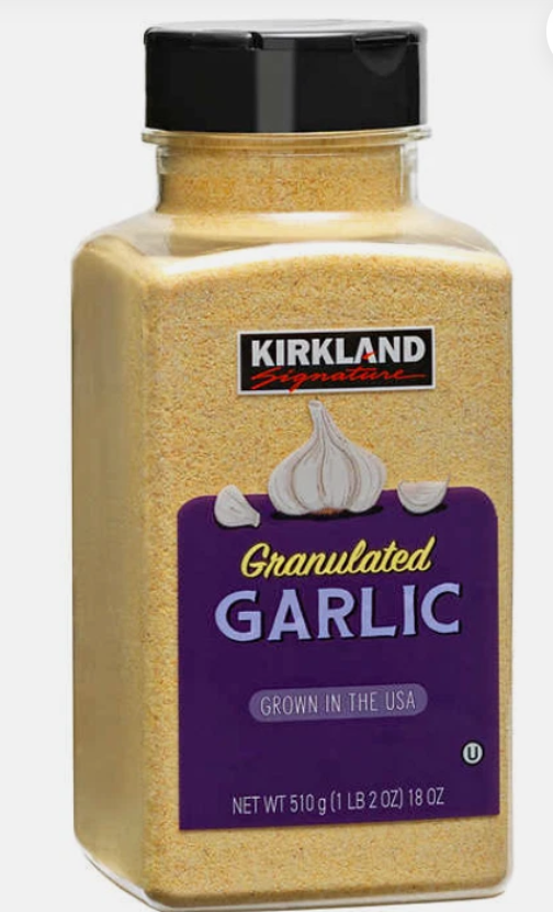 Kirkland Signature Granulated Garlic California Grown 15.5 oz Fresh Garlic Seasoning
