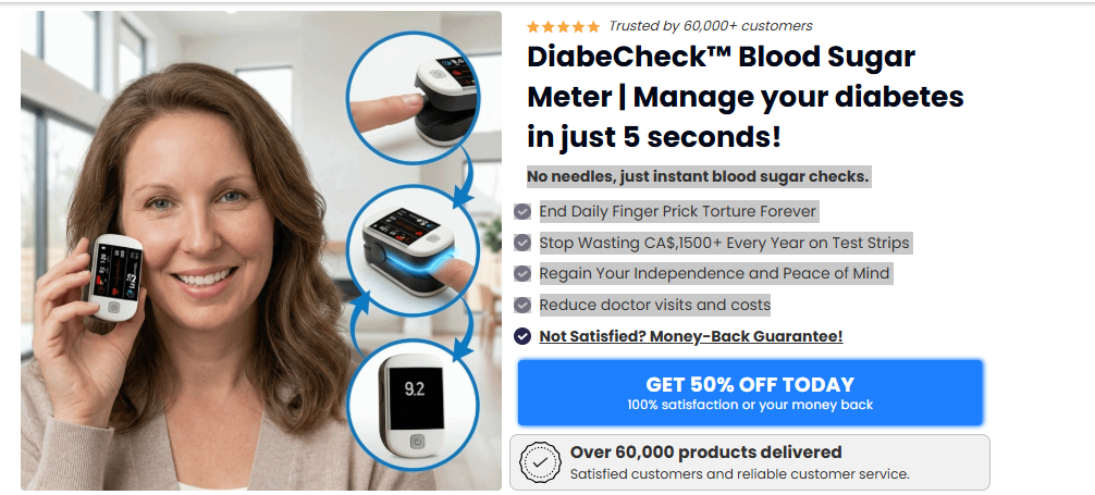 Optical Blood Glucose Monitor No Finger pricks