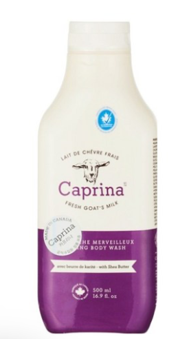 Caprina by Canus Fresh Goat's Milk Body Wash with Shea Butter | 4 x 500 mL | From Canada | FREE SHIPPING
