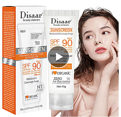 SPF 90+ Facial & Body Sunscreen | Waterproof UV Sunblock Cream | Moisturizing Sun Protection for Beach & Outdoor Use | FREE SHIPPING ☀️