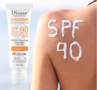 SPF 90+ Facial & Body Sunscreen | Waterproof UV Sunblock Cream | Moisturizing Sun Protection for Beach & Outdoor Use | FREE SHIPPING ☀️