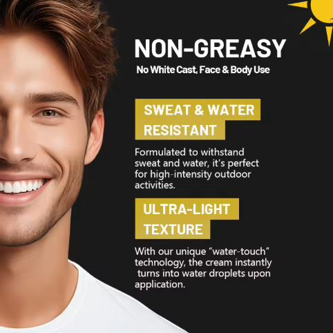 50g Facial & Body Sunscreen Lotion | Lightweight Non-Greasy UV Sun Protection | Moisturizing Daily Sunblock | FREE SHIPPING ☀️
