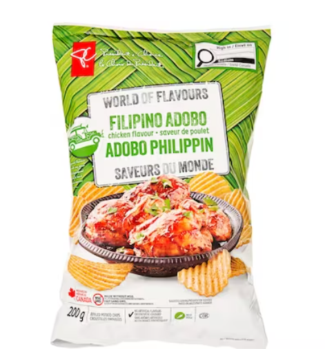 World of Flavours Filipino Adobo Chicken Flavour Rippled Potato Chips Crunchy Snack