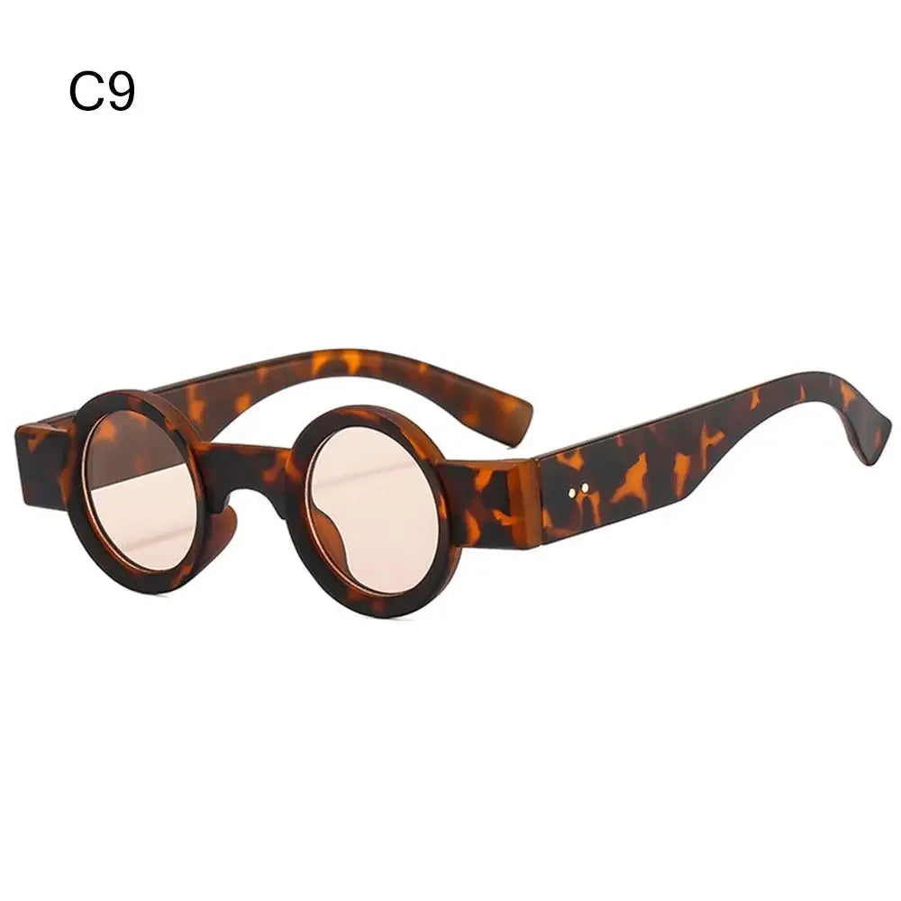 INS Small Round Sunglasses | Retro Punk UV400 Clear Ocean Lens | Unisex Fashion Shades | FREE SHIPPING 🕶️✨