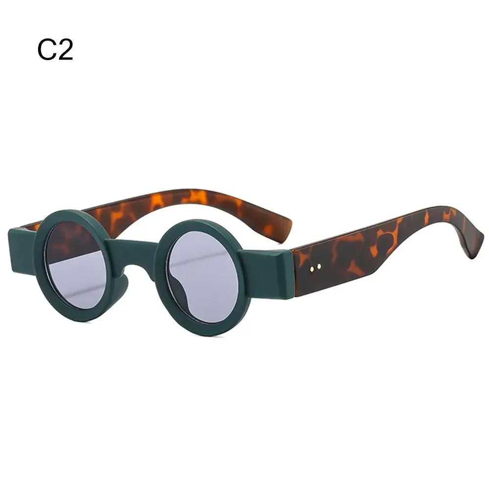 INS Small Round Sunglasses | Retro Punk UV400 Clear Ocean Lens | Unisex Fashion Shades | FREE SHIPPING 🕶️✨