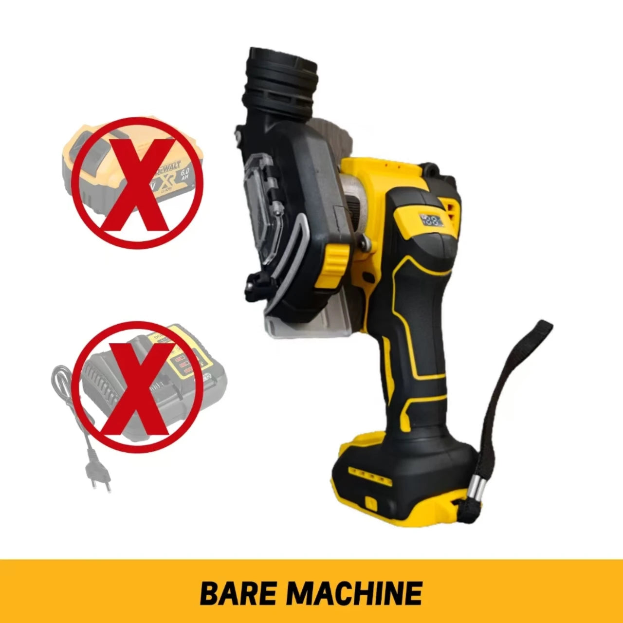 Cordless Angle Grinder 3 Inch Mini Polishing Grinding Machine Electric Cutting Power Tools for DeWALT 20V 18V Battery