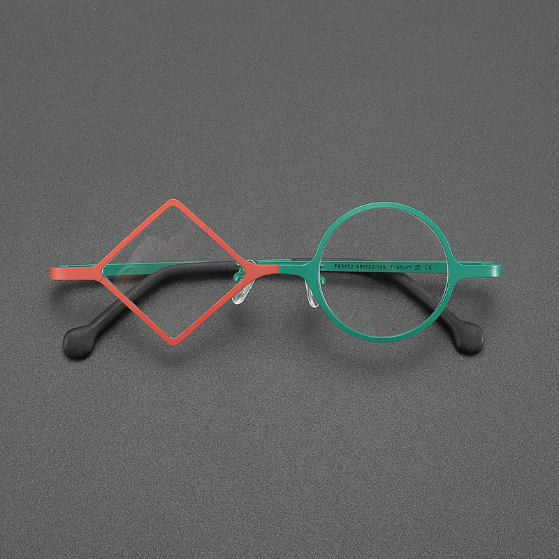 Ultralight Pure Titanium Round Eyeglasses | Multicolor Retro Optical Frames | Unisex Prescription Glasses | FREE SHIPPING 👓✨