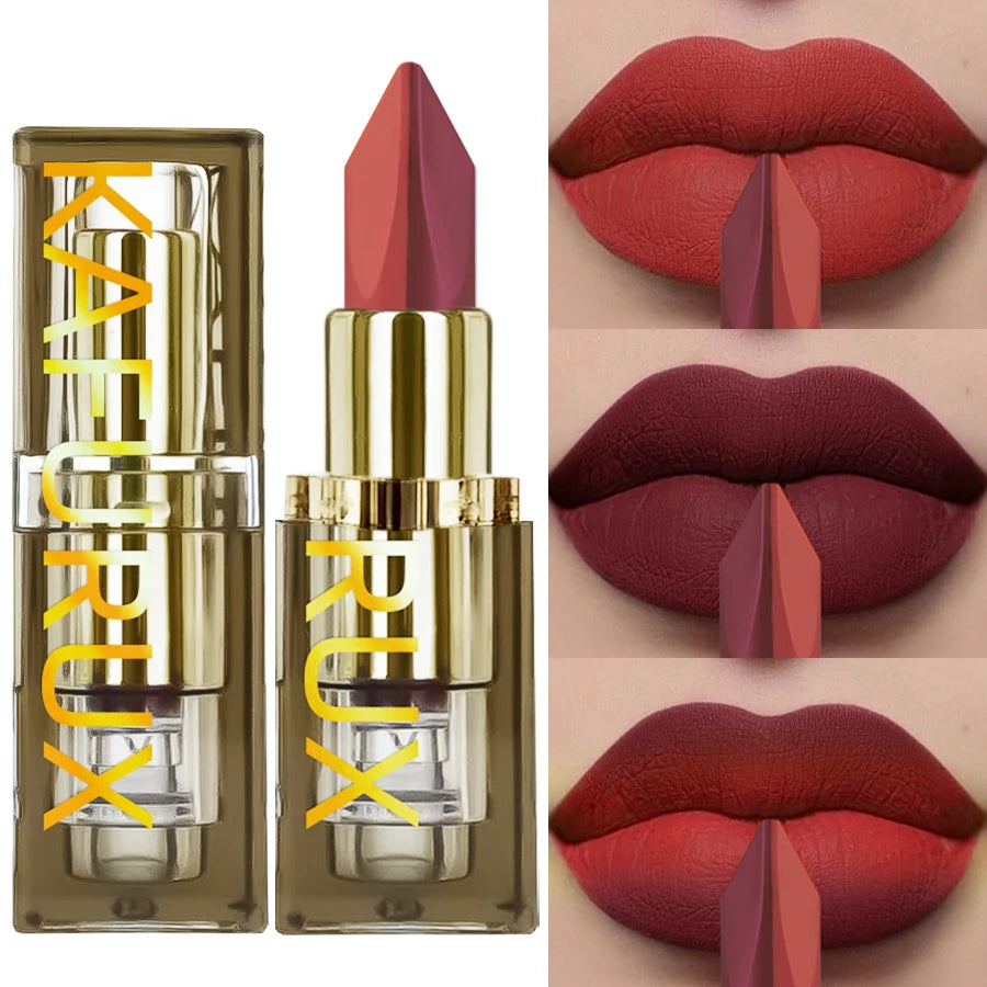 11 Color Two-tone  Lipstick Purple Black Glitter Matte 2 pc Lipsticks Makeup Easy To Use Lip Tint Makeup Gifts Red Black Cosmetics