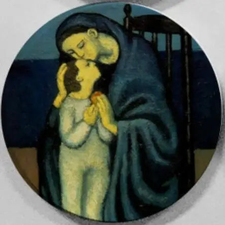 Picasso Inspired Abstract Ceramic Decorative Plate Wall Art Hanging Display Serving Tray