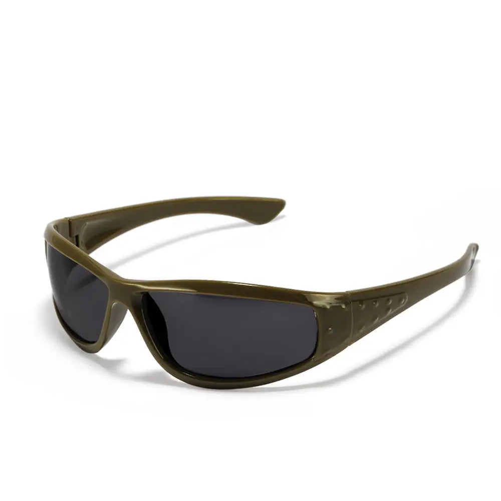 Silver Futuristic Sunglasses | Hollow-Out Cyberpunk Eyewear | Trendy Unisex Fashion Shades | Women & Men | FREE SHIPPING